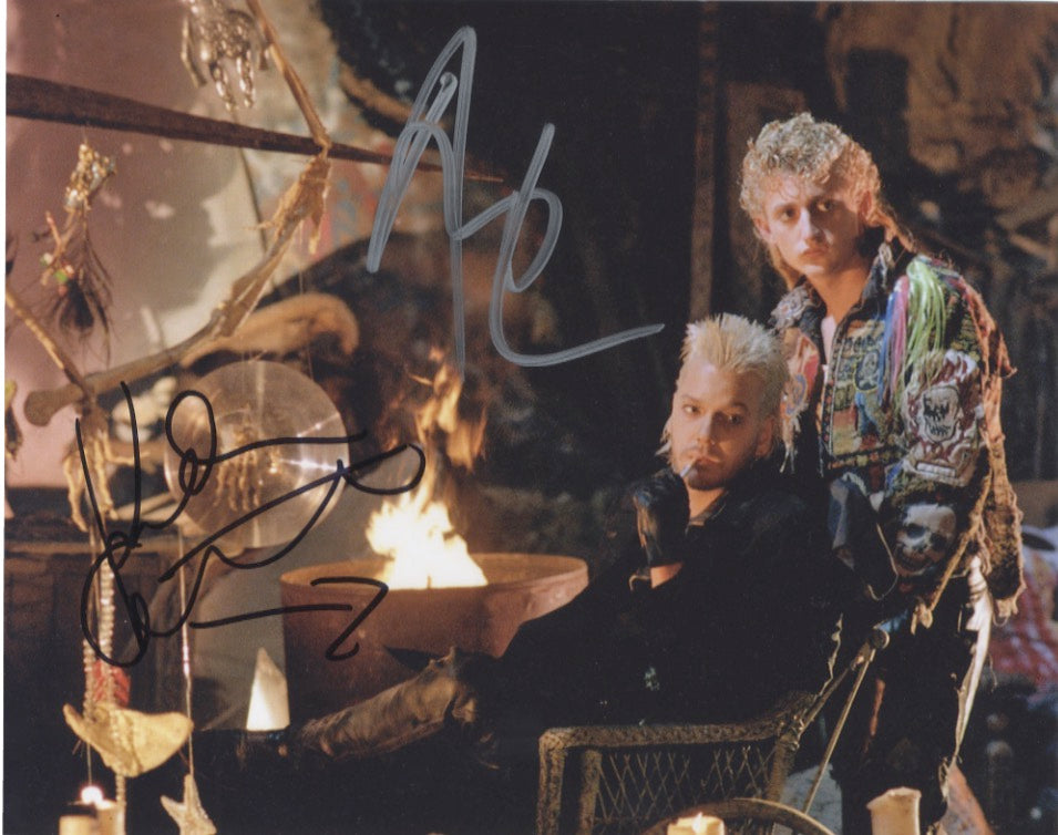 The Lost Boys Keifer Sutherland Alex Winter Signed 8x10