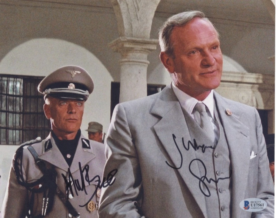 Michael Byrn & Julian Glover signed 8x10 photo BAS
