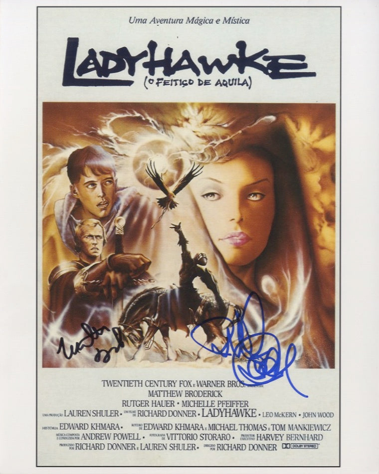 Ladyhawke Broderick - Donner signed 8x10 photo