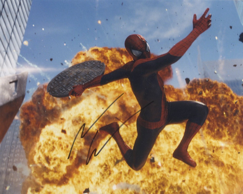 Andrew Garfield Spiderman 8x10 signed photo