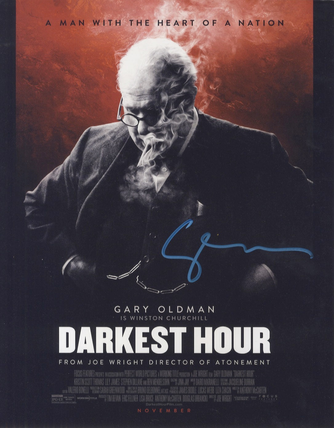 Gary Oldman 11x14 signed photo D