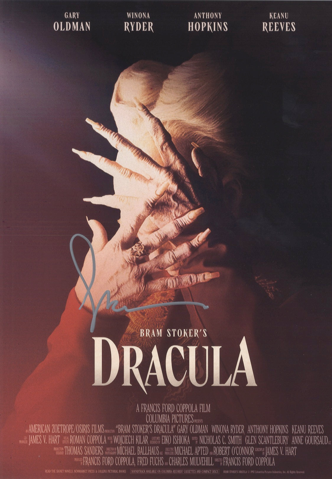Gary Oldman18x12 Signed Dracula photo