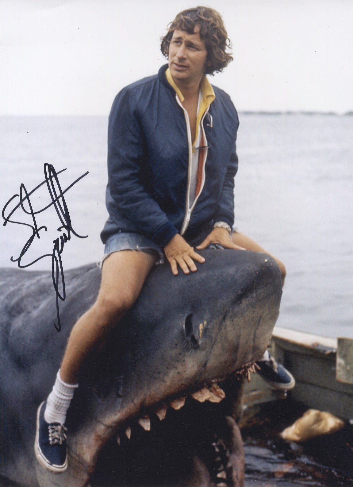 Steven Spielberg JAWS 12x16 signed photo