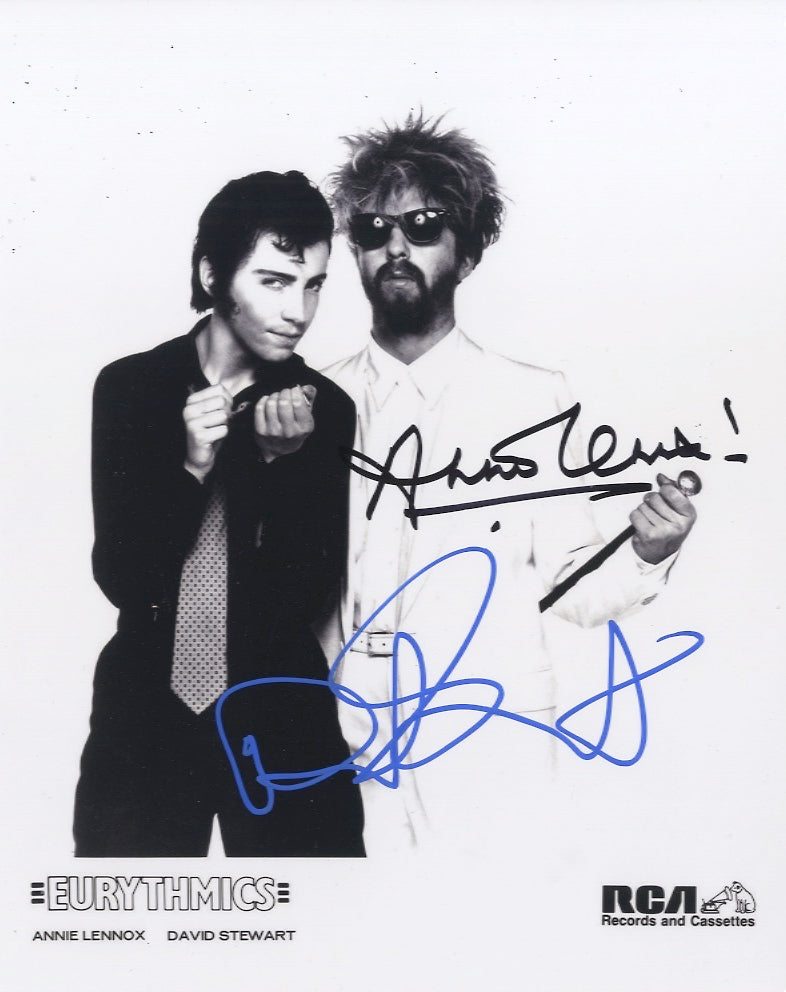 The Eurythmics 8x10 signed photo