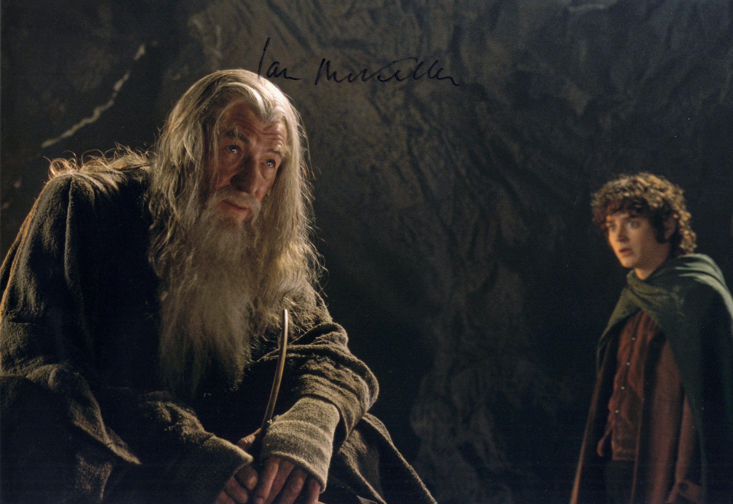 Ian Mckellen Gandal 12x18 signed photo