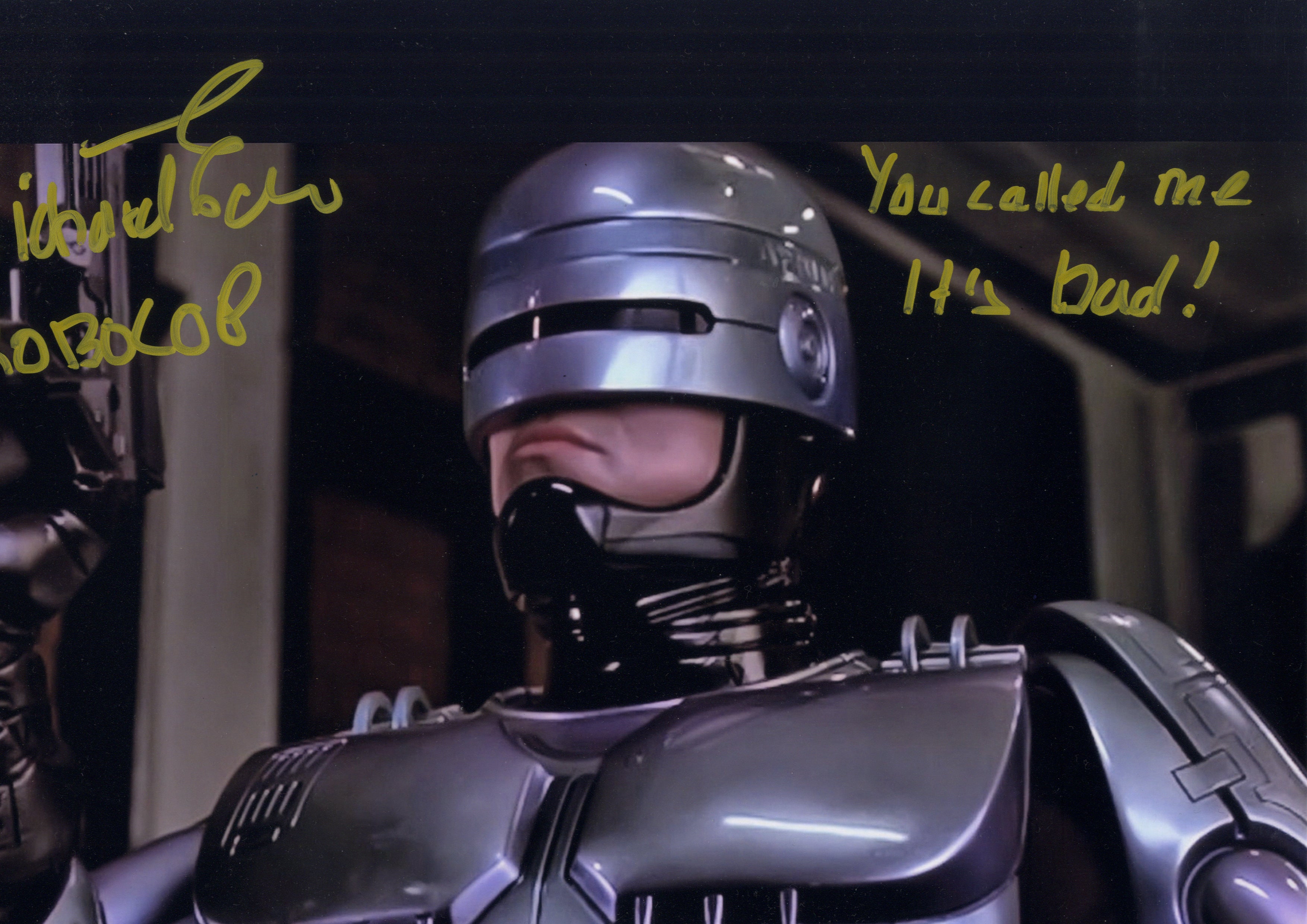 Richard Eden 'Robocop' Signed 11x14 Photo