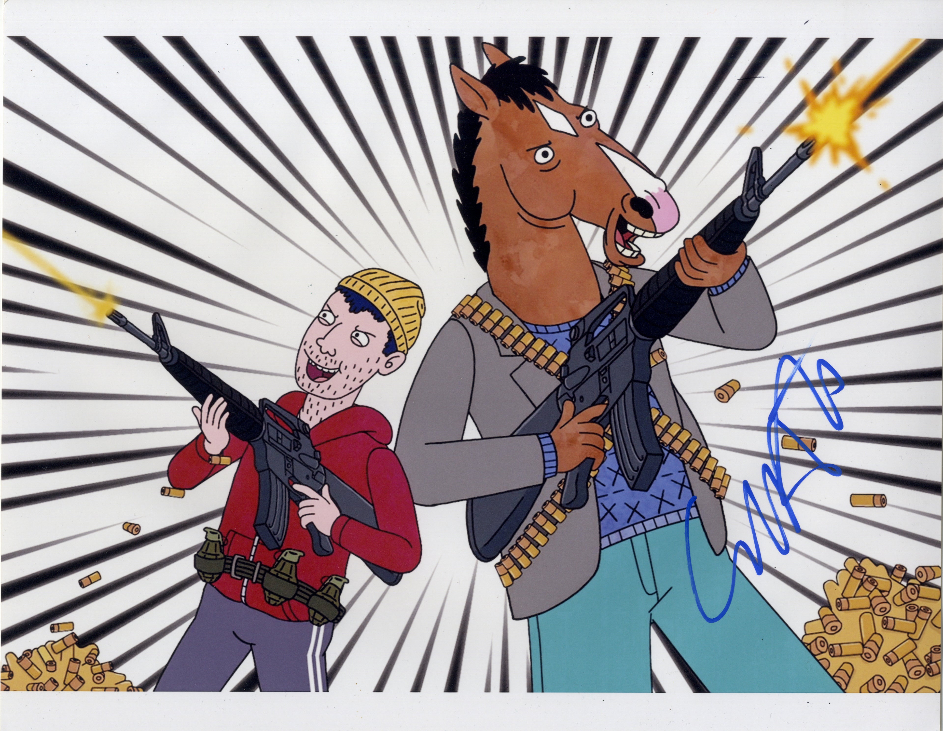 Will Arnett Bojack signed 11x14 photo