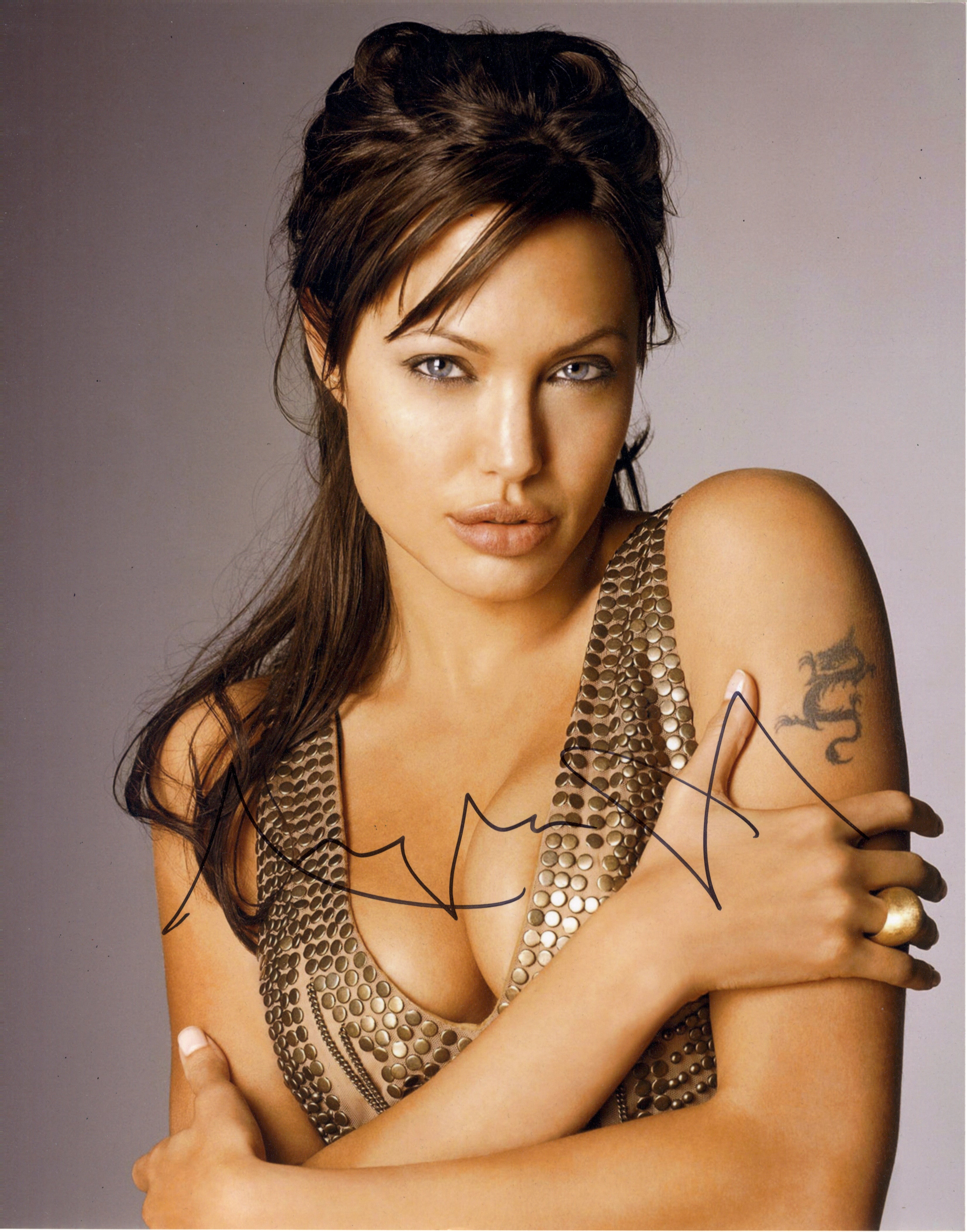 Angelina Jolie Signed 11x14  Photo