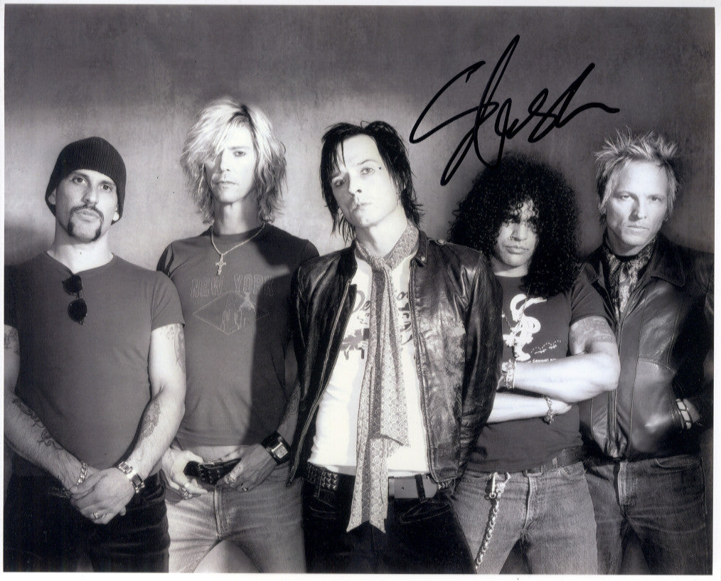 Slash 8x10 signed photo