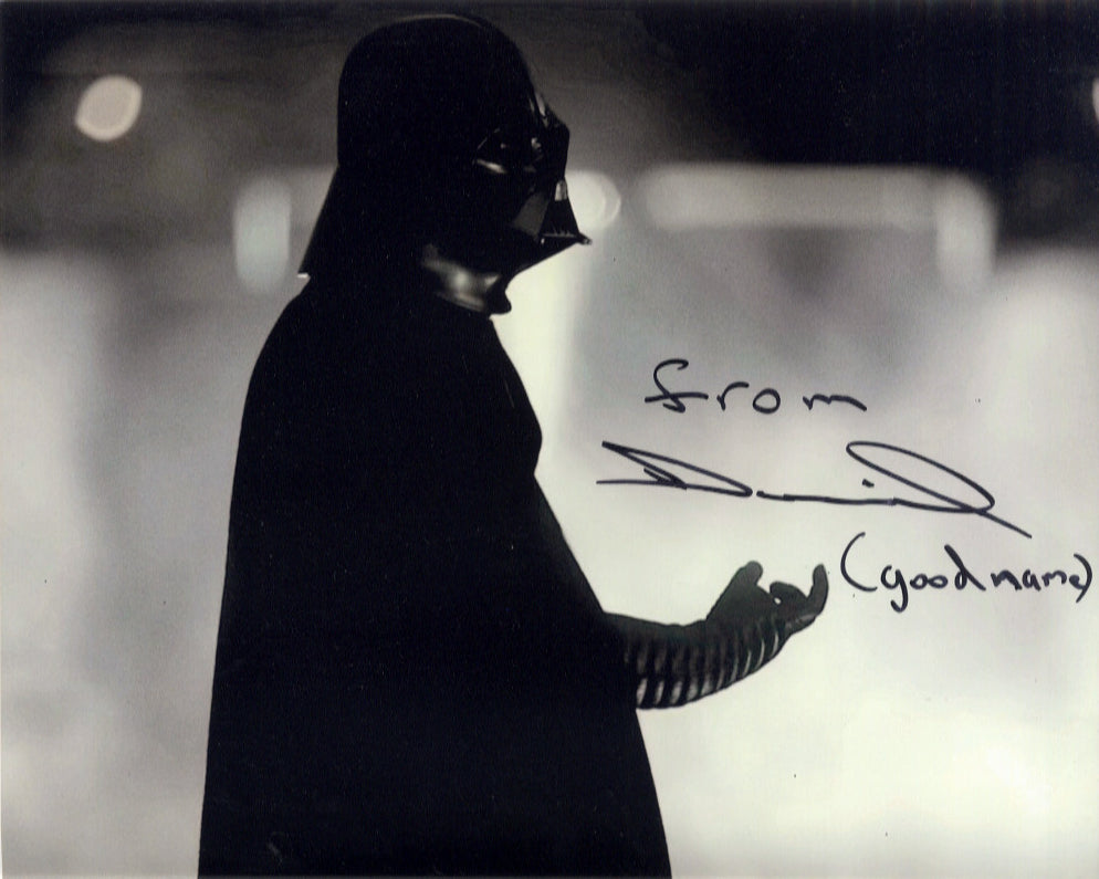 Daniel Naprous Darth Vader 8x10 signed photo
