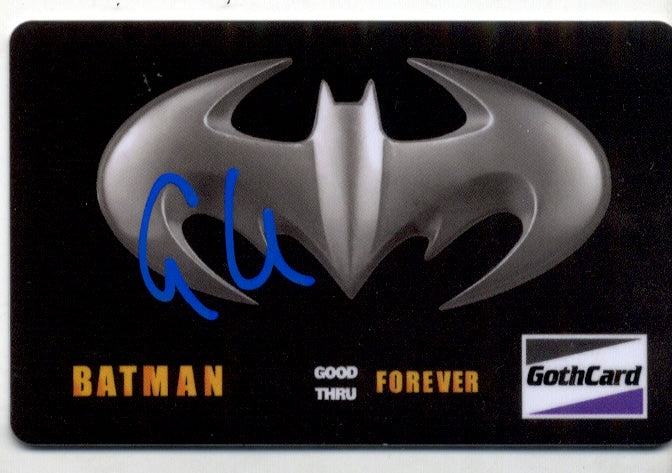 George Clooney Batman Forever Credit Card