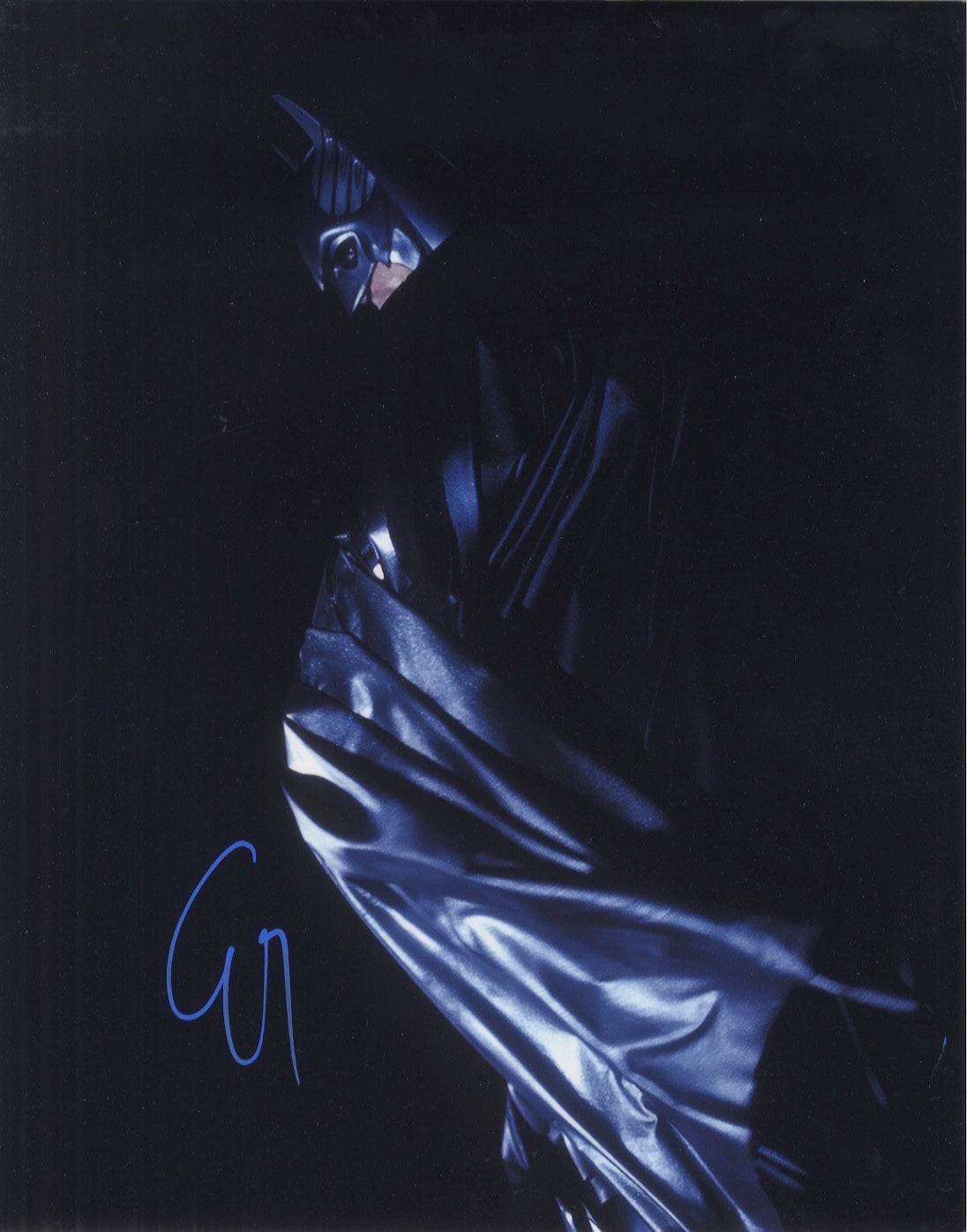 George Clooney Signed Batman 11x14 Photo B